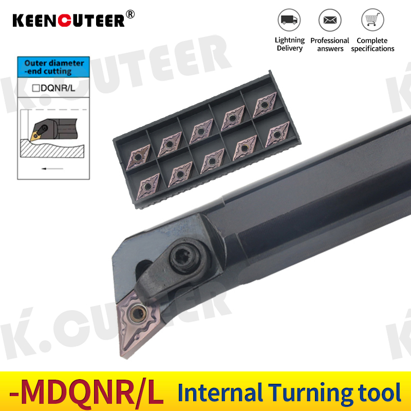 S20R-MDQNR11 S25S-MDQNR11 Internal Turning Tool Holder DNMG Carbide Inserts 