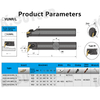 Turning Tool Holder VNMG16 Carbide Inserts Lathe Bar CNC Cutting Tools 