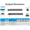  S16Q-MTWNR16 S20R-MTWNR16 S25S-MTWNL16 Internal Turning Tool Holder TNMG16 Carbide Inserts Lathe Bar 