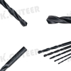Twist Drill Bit Black Coated Straight Shank Drill Bit Machine Use Or Hand Tools