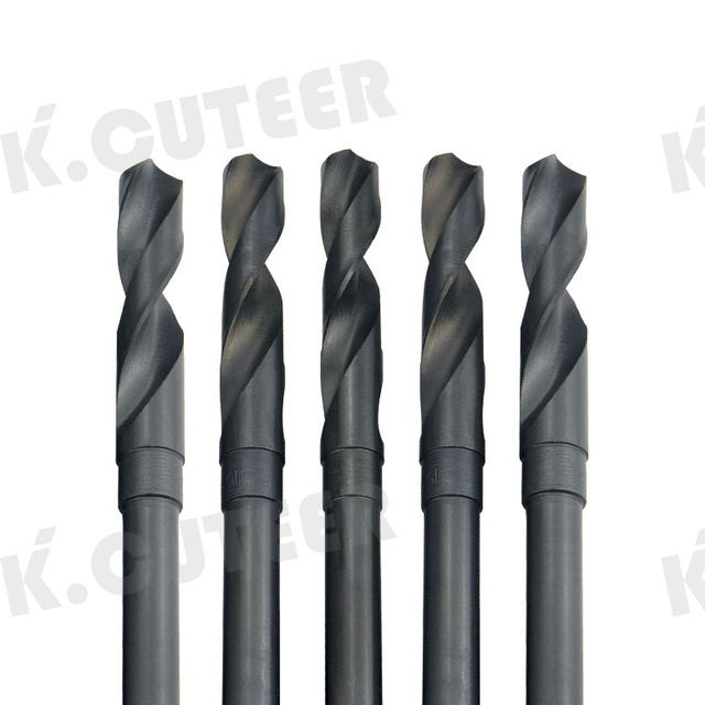 High Speed Steel Big Head And Small Handle Twist Bit Straight Shank Bit Drilling Hole Tool