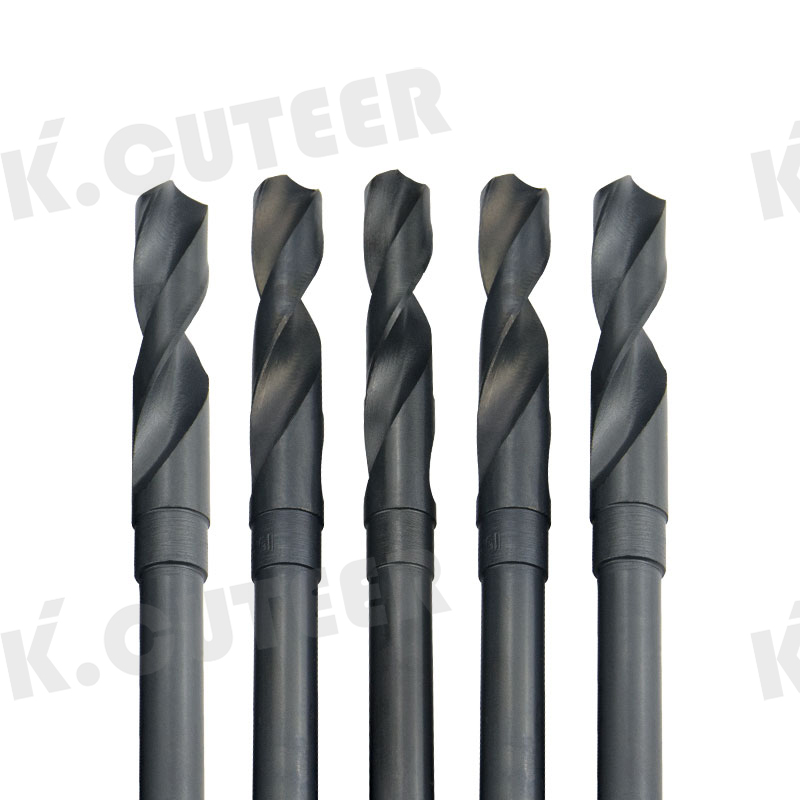High Speed Steel Big Head And Small Handle Twist Bit Straight Shank Bit Drilling Hole Tool