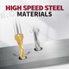 Titanium Plated C-Shape Center Drill Coated High Speed Steel Positioning Chamfering Drill 