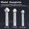 Keencutter 90° Chamfer Drill Cobalt Containing Wear-Resistant Single Inset and Three Insert