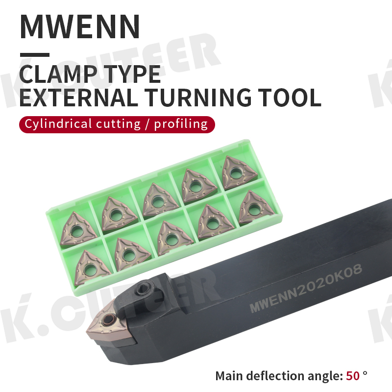 MWENN2020K08 MWENN2525M08 External Turning Tool Holder 