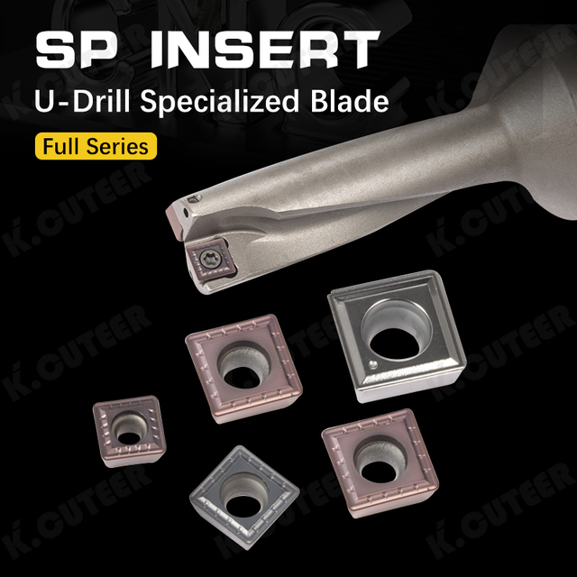 Fast Violent CNC Machine Tool Milling Carbide Insert Drill Blade Stainless Steel