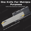 Durable White Spring Steel Double-Ended Grooving Cutter Plate