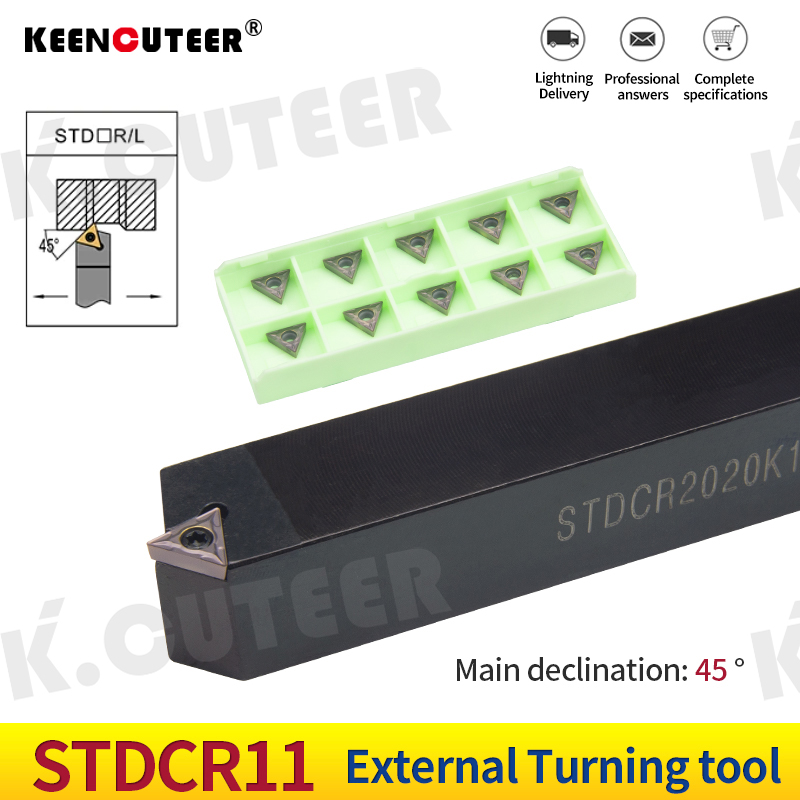 STDCR2020K11 STDCR2020K16 STDCR External Turning Tool Holder for TCMT/TCGT11/16 Carbide Inserts