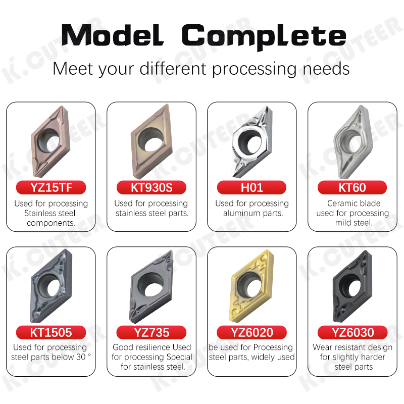 External Turning Tool Diamond Dcmt CNC Insert Cutter Lathe for Sdjcr/L
