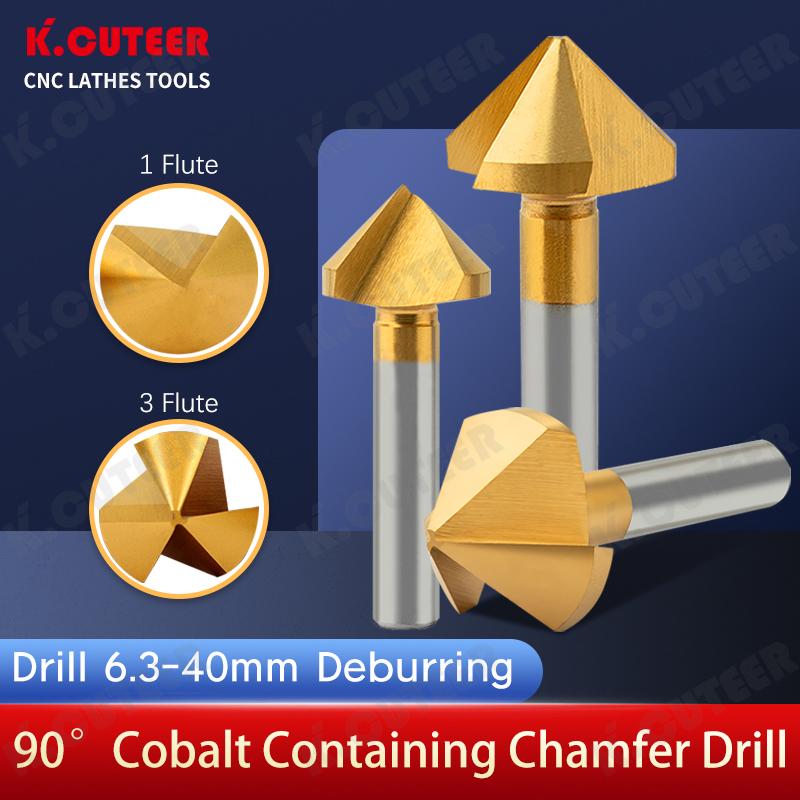 Precision 90 Degree Chamfer Tool for CNC and Metal Fabrication
