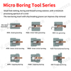 Small Aperture Boring Knife MUR/MPR/MQR High Hardness Inner Hole Boring Bar 