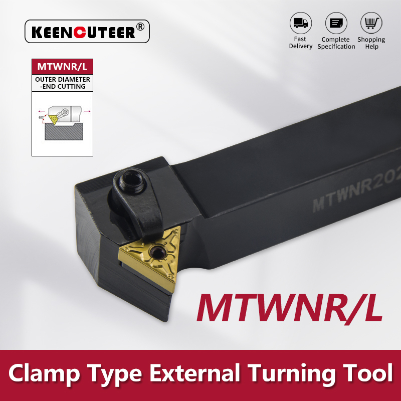 External Turning Tool Holder TNMG Carbide Inserts MTWNR/L Lathe Cutting Tools