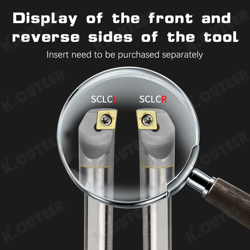 Carbide Blade Lathe Tool Set Tungsten Steel Cutter Bar Internal Hole Turning Tool