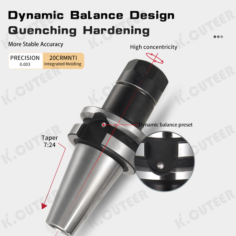 Bt40 CNC Tool Holder with Dynamic Balance for Superior Stability