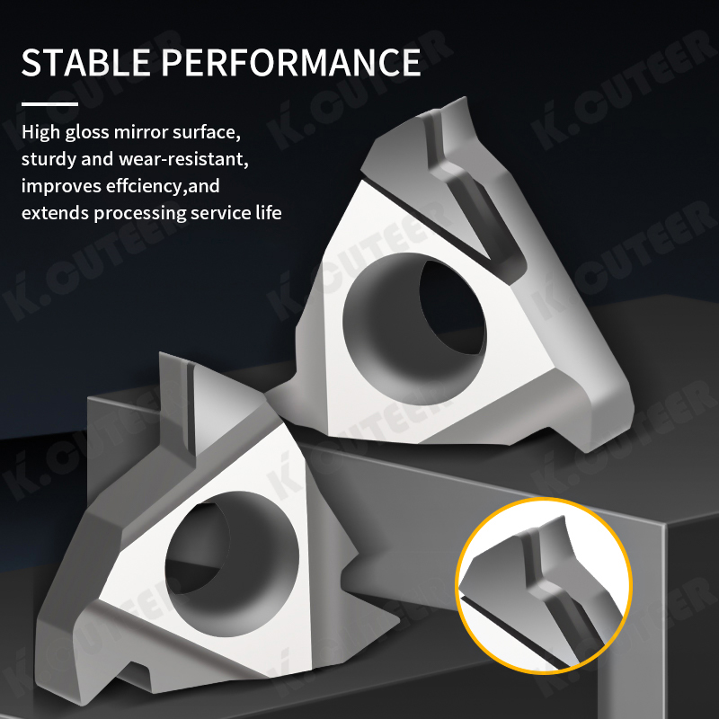 PCD Diamond Tools Carbide Inserts CNC Threading Inserts Indexable Lathe Tools