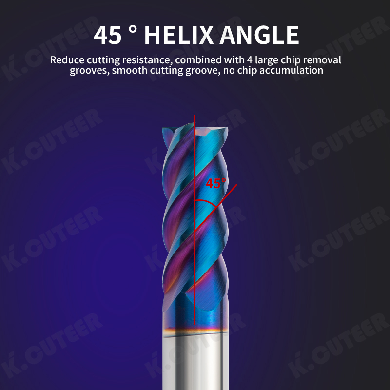 Durable Tungsten Cobalt Alloy End Mill for Metalworking