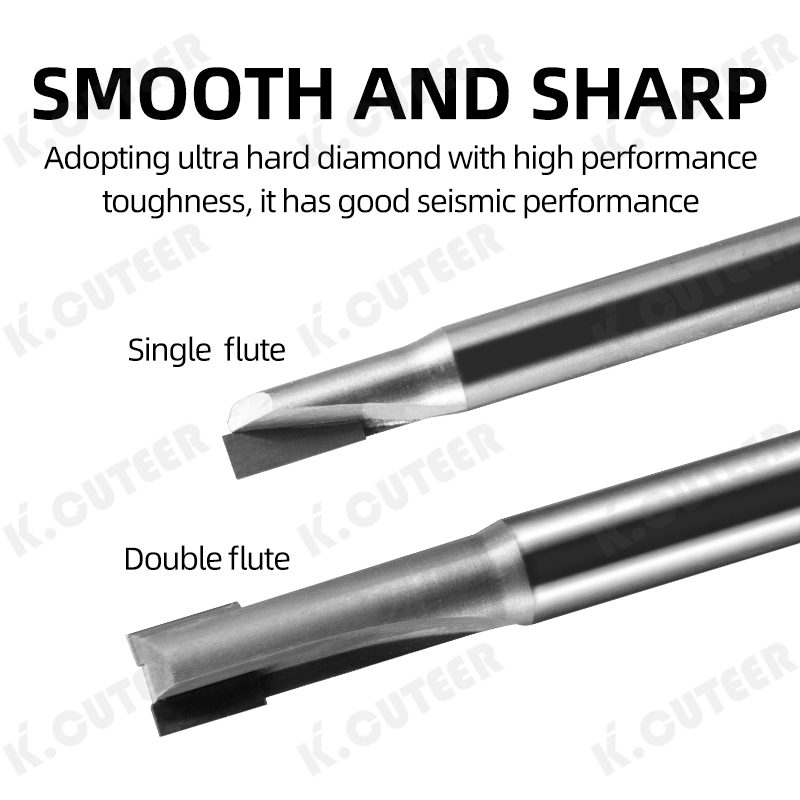 High-Performance PCD Diamond End Mill for Precision Milling