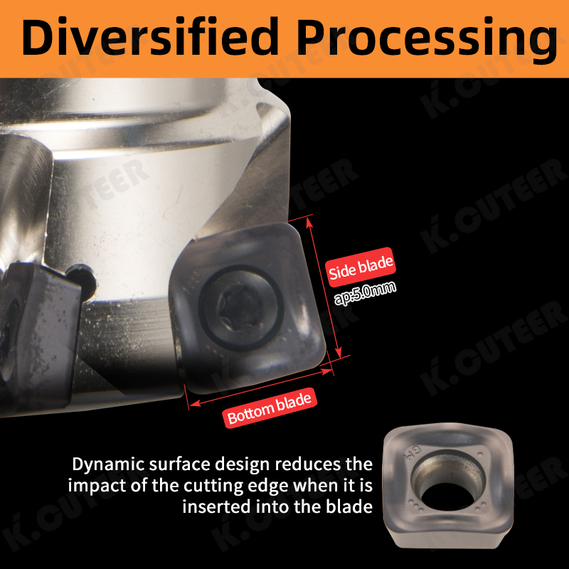 High Feed Milling Cutter Head for Precision Machining