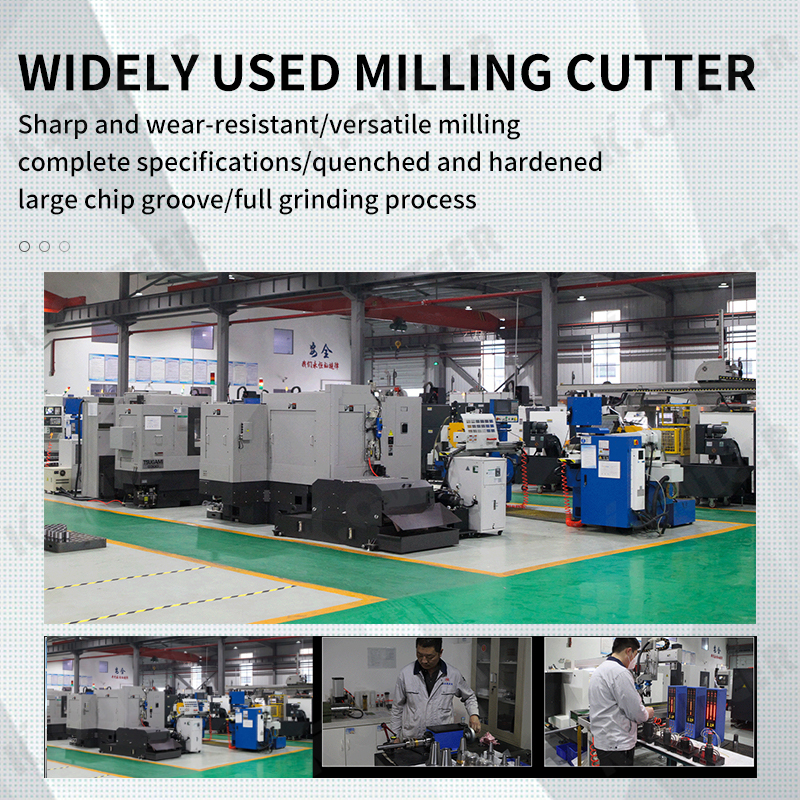 High-Speed Steel 4-Flute Milling Cutter for CNC Machines