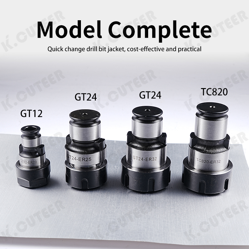 Versatile Tapping Machine Drill Collet with Quick Change ER20 ER32