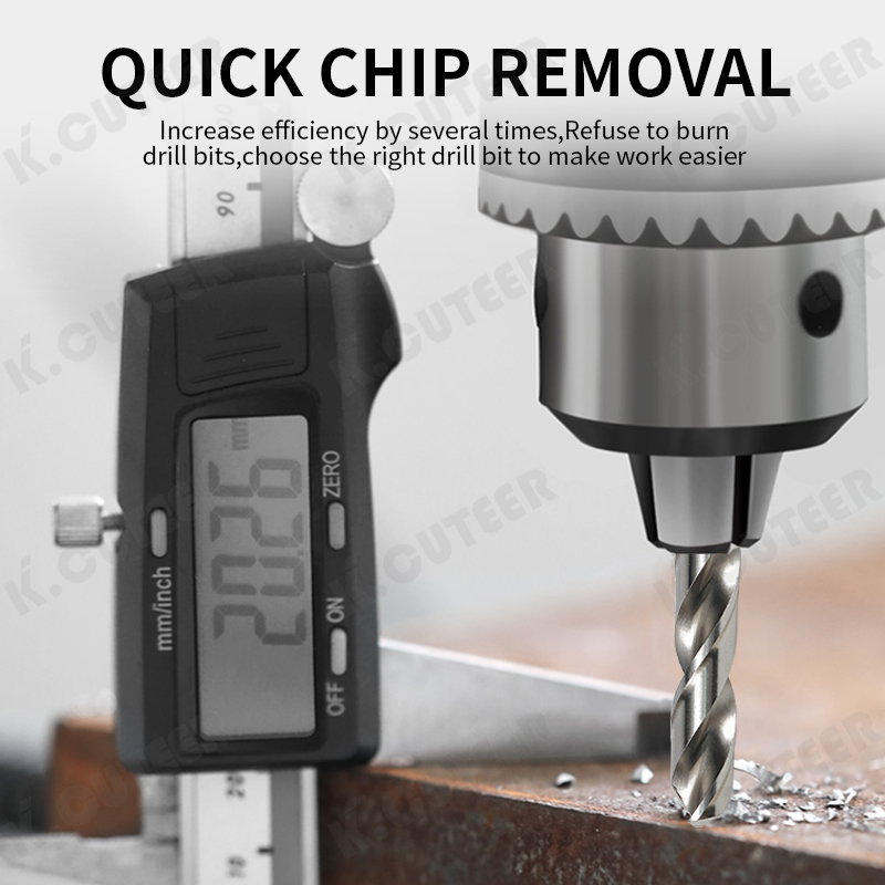 Tungsten Carbide Round Shank Jobber Drill Bits Twist Drill Bit Woodworking