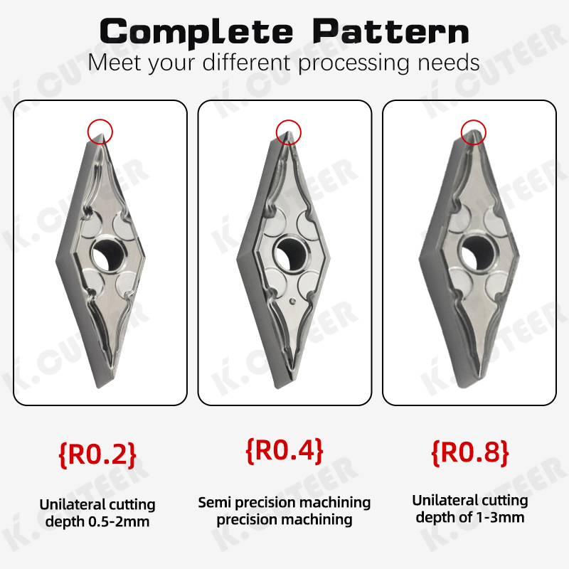 CNC Lathe Insert Vbmt Machining Steel Parts and Aluminum Parts Tools