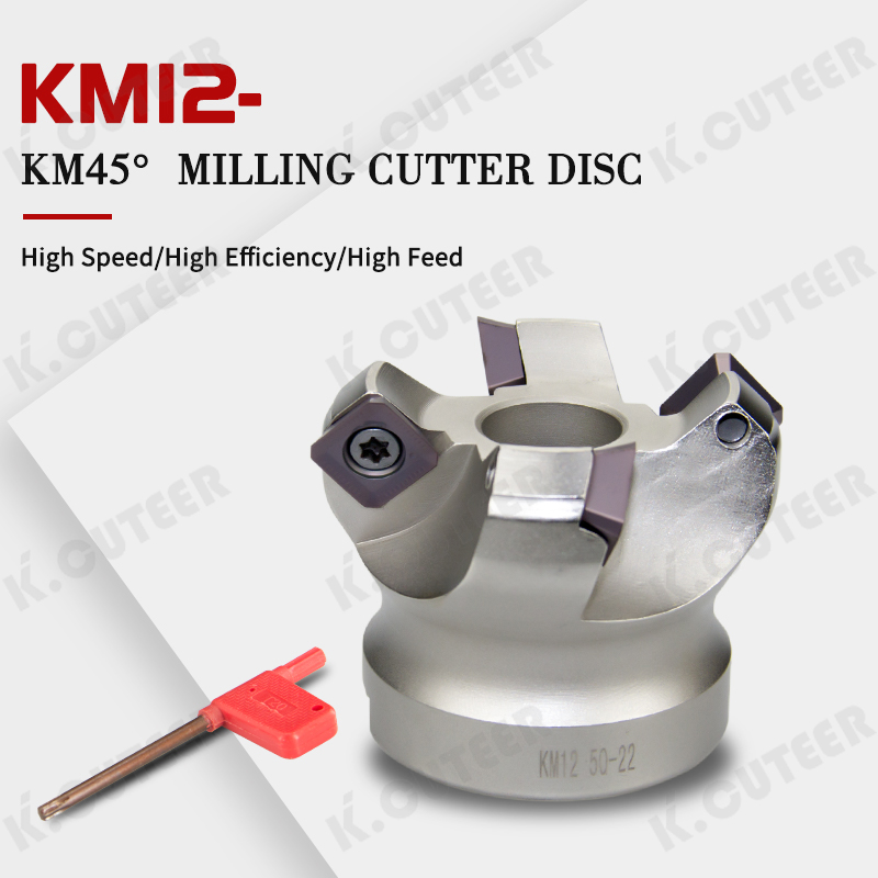Km12 Fast Feeding Alloy End Mill Milling Machining Slab Face Milling Cutter