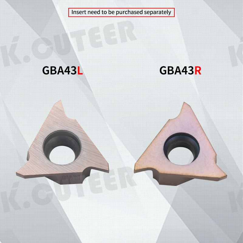 Gba43r300 Kt930s Turning Tool Lathe Tool Carbide Shallow Groove Inserts