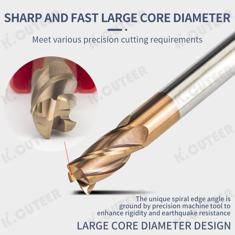 Precision 60-Degree Tungsten Steel Alloy Milling Cutter Tool
