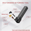 CNC Tool Holder External Turning Tool Holder Mtgnr