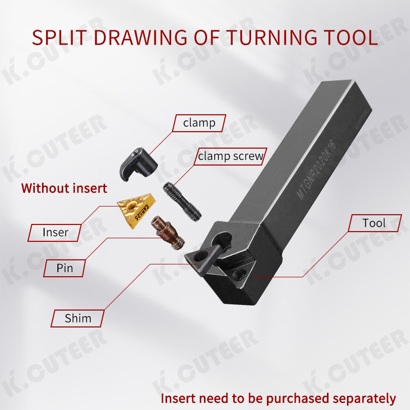 CNC Tool Holder External Turning Tool Holder Mtgnr