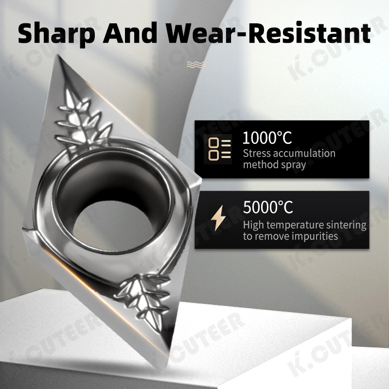CNC Lathe Insert Dcmt Cutting Tool for Aluminum Parts