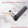 CNC Lathe Tool Holder for External Turning Tool with 75-Degree