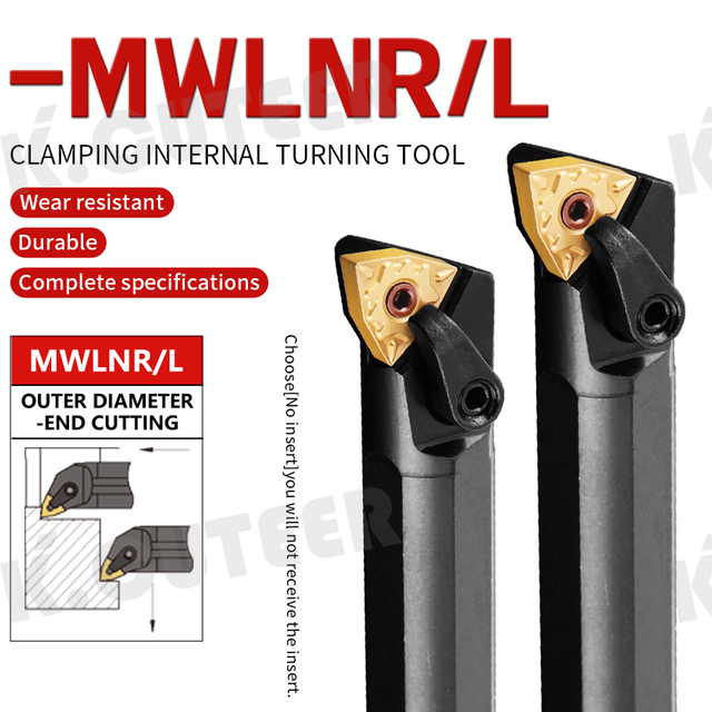 Mwlnr/ L Hardened Shock-Resistant Peach-Shaped CNC Internal Boring Tool Holder