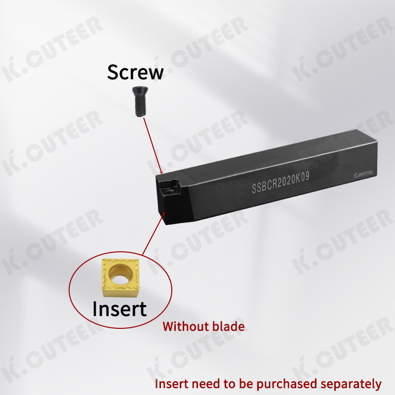 CNC Tool Lathe Tool Holder 75-Degree External Turning Tool