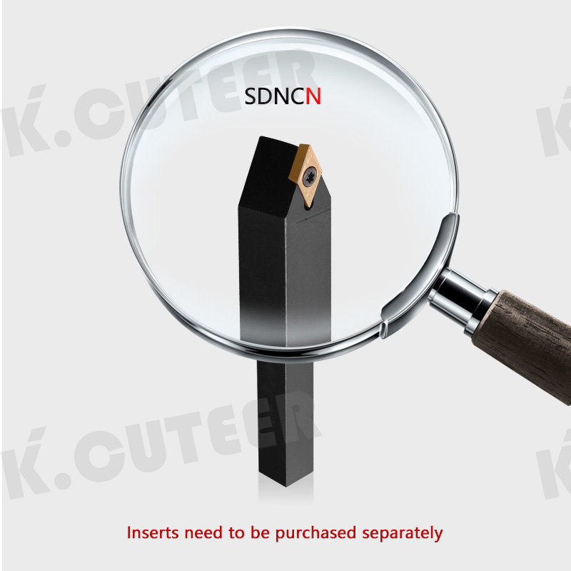 CNC External Turning Tool 62.5° Sdncn Lathe Tool Holder