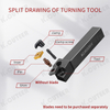 External Turning Tool Mclnr /L CNC Cutting Tool Cutter Bar