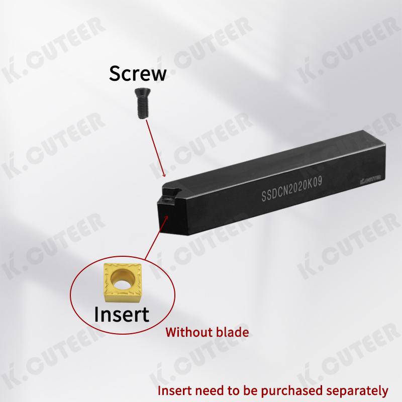 CNC Lathe 45° Tool Holder Ssdcn External Turning Tool