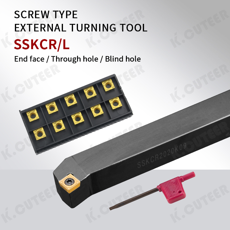 75° Screw-Type Internal Boring Tool S16q-Sskcr09 Right-Hand Carbide Insert Lathe Tool Holder