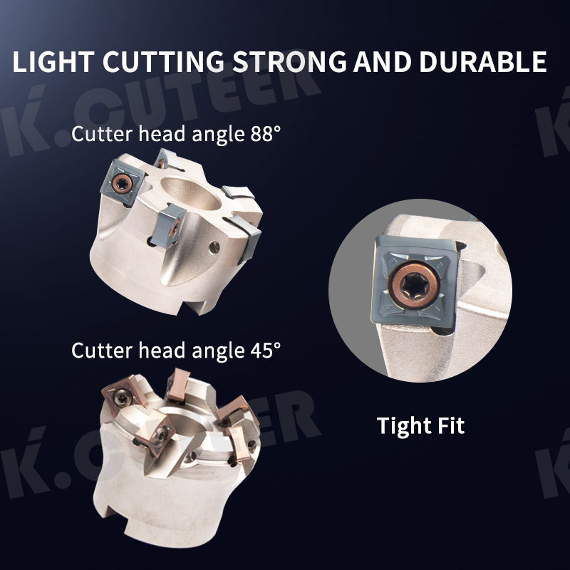 Mfb288/45r Milling Cutter Disc 88° Fast Feed Large Depth 45° Heavy Cutting