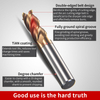 2-Flute Tungsten Steel Milling Cutter 55-Degree Straight Shank CNC End Mill