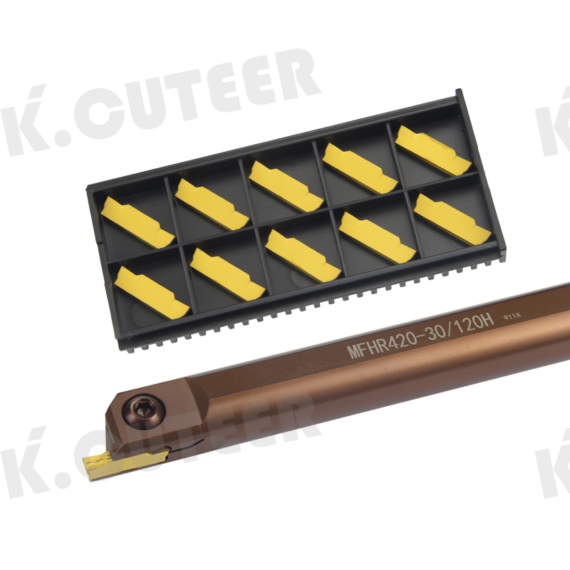 Spring steel end face cutting groove arbor