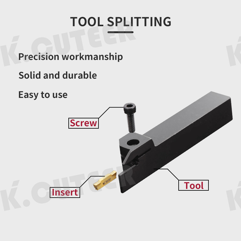 MGEHR3232 Indexable Grooving and Parting Tool