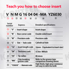 VNMG Blade for Steel VNMG16 MA/TM YZ6030 JC5020 JC800 Carbide Insert for MVQNR/L