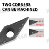 VCMT Carbide Insert for SVJCR/L Cutter CNC Lathe External Turning Tool Blade for Steel