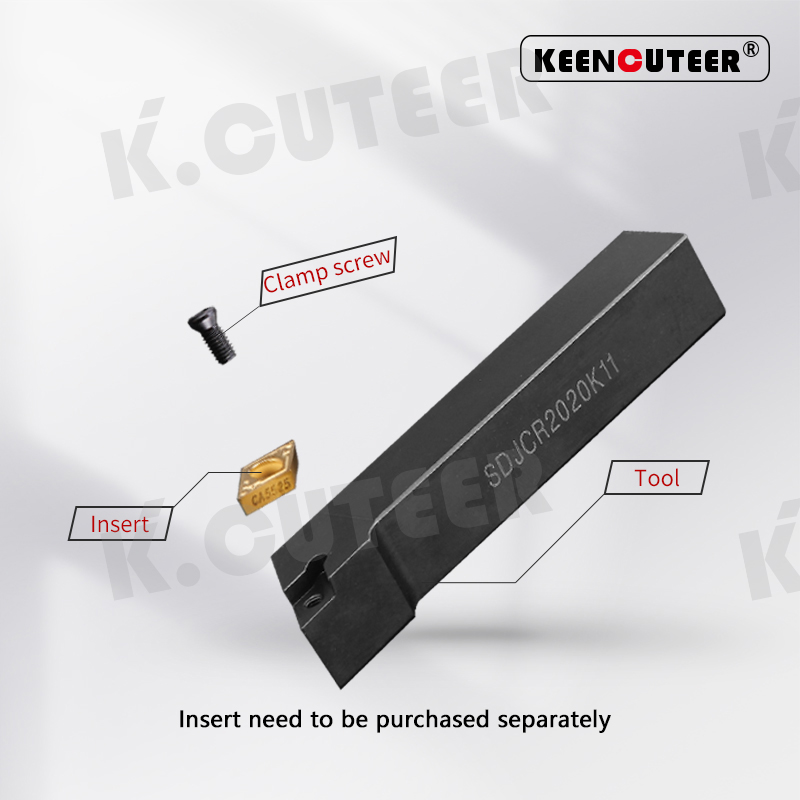 SDJCR Screw Type Cylindrical Turning Tool