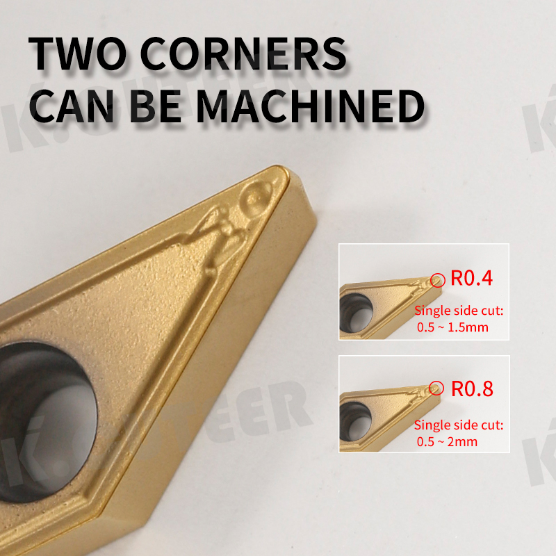 VCMT Carbide Insert for Cermet SVJCR/L External Turning Tool