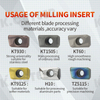 Milling inserts, carbide stainless steel, CNC milling cutters