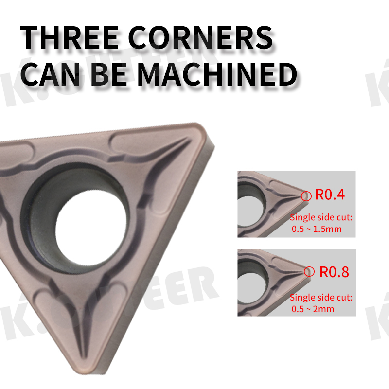  Carbide Insert for STUCR/L External Turning Tool Blade Stainless Steel