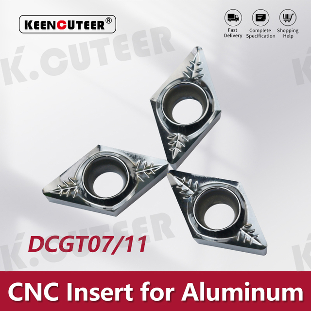DCGT Carbide Insert for Aluminum SDJCR External Turning Tool Specification